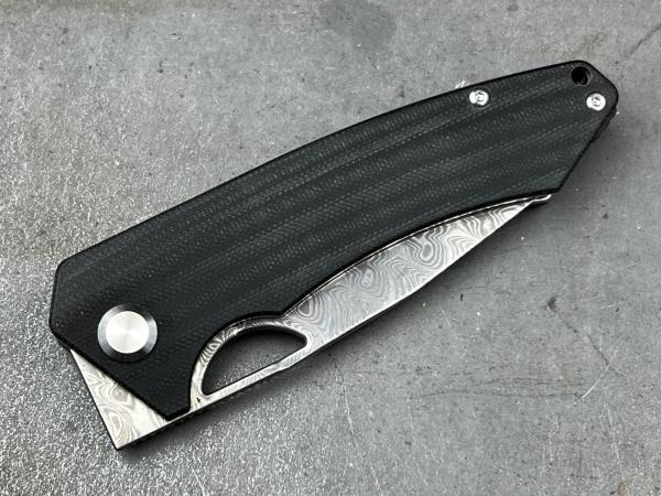 PMP Spartan G10 Black Damascus